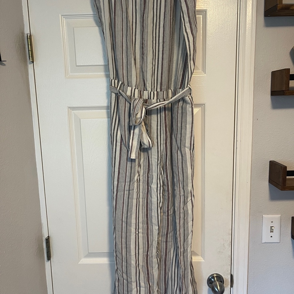 Cloth & Stone Multicolor Striped Jumpsuit Romper